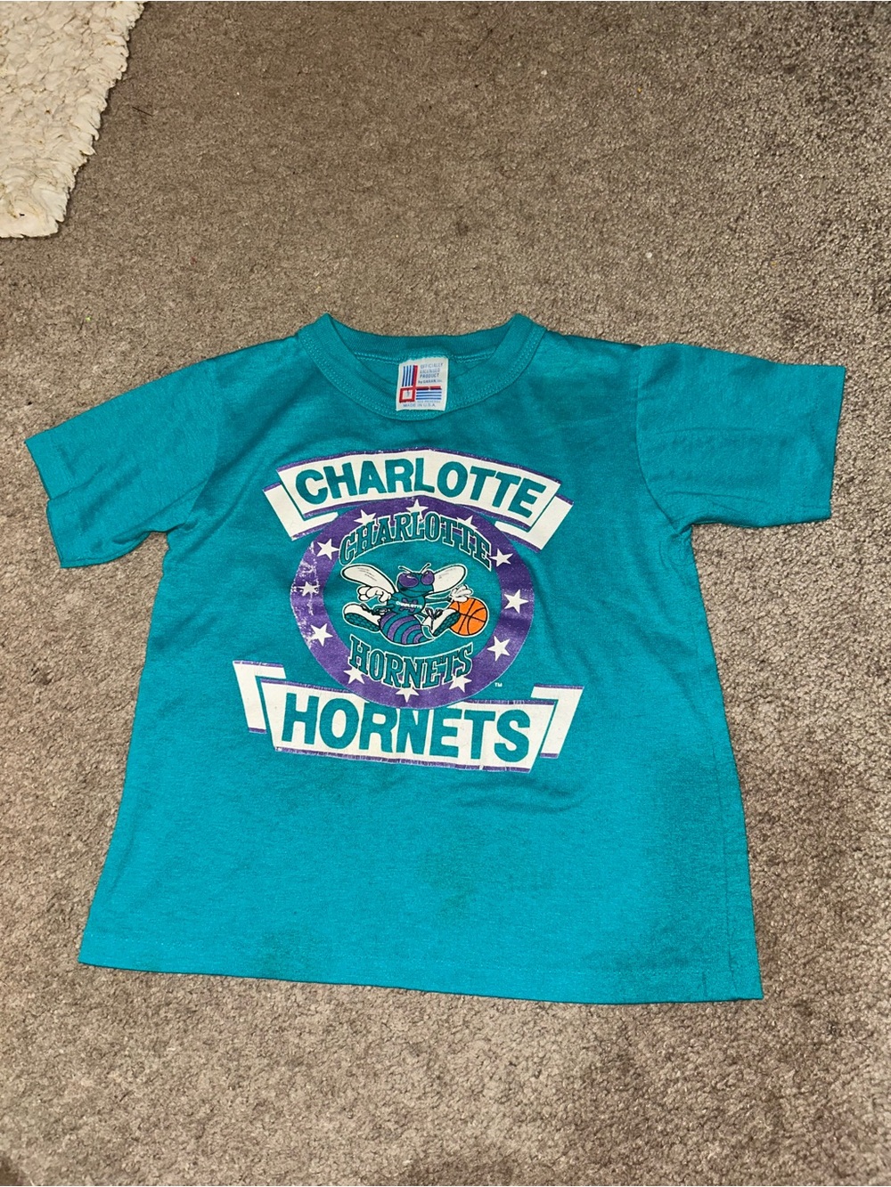 Vintage Charlotte Hornets Toddler Shirt